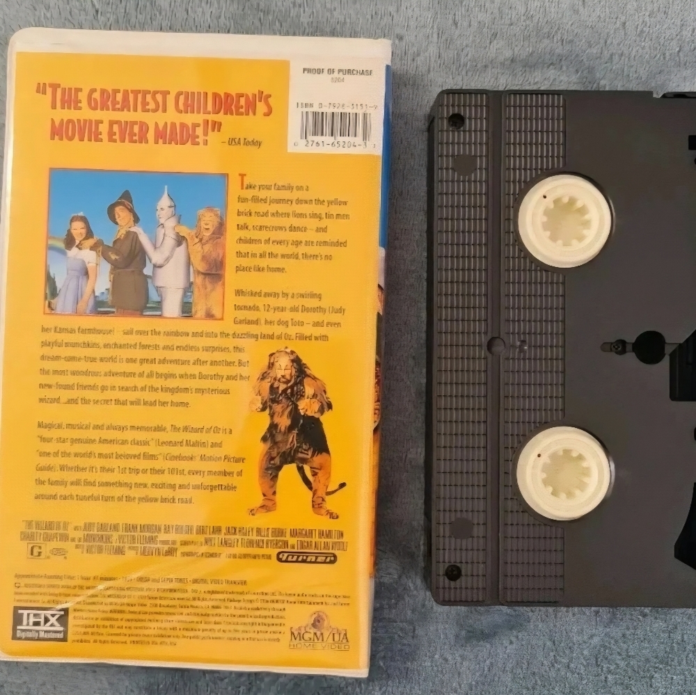 4 VHS Musicals Lot Wizard of Oz Fisher on the Roof Parent Trap Sound of Music - Picture 5 of 7